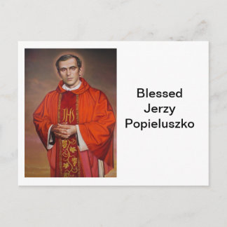 Blessed Jerzy Popieluszko Postcard