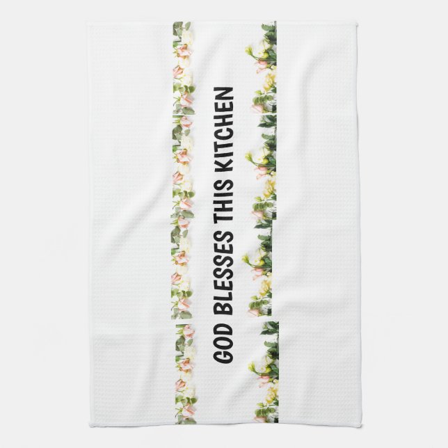 Blessed Kitchen Tea Towel (Vertical)