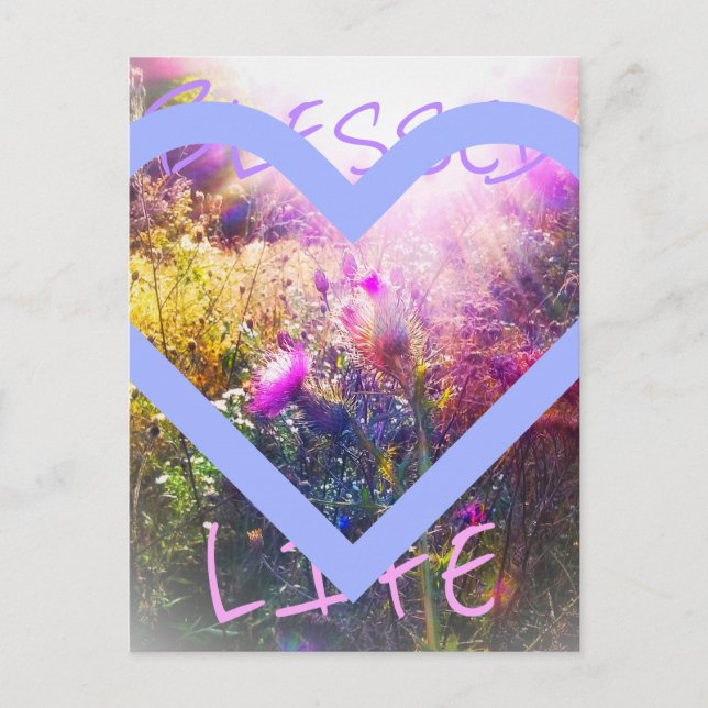 Blessed Life postcard (Front)