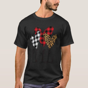 Blessed lolli leopard Buffalo Plaid lolli T-Shirt