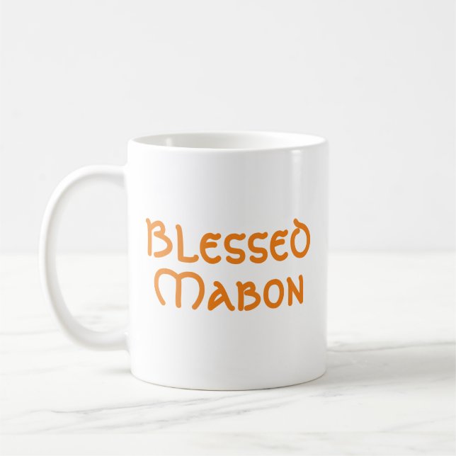 Blessed Mabon  Coffee Mug (Left)