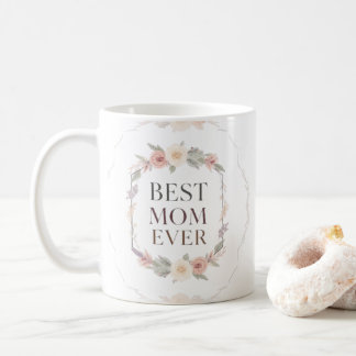 Blessed Mama Ever, Mug | Floral Script Mother Mug