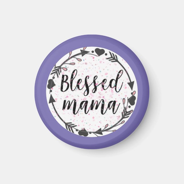 Blessed Mama Magnet (Front)