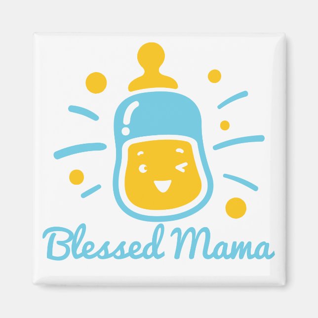 Blessed Mama Magnet (Front)