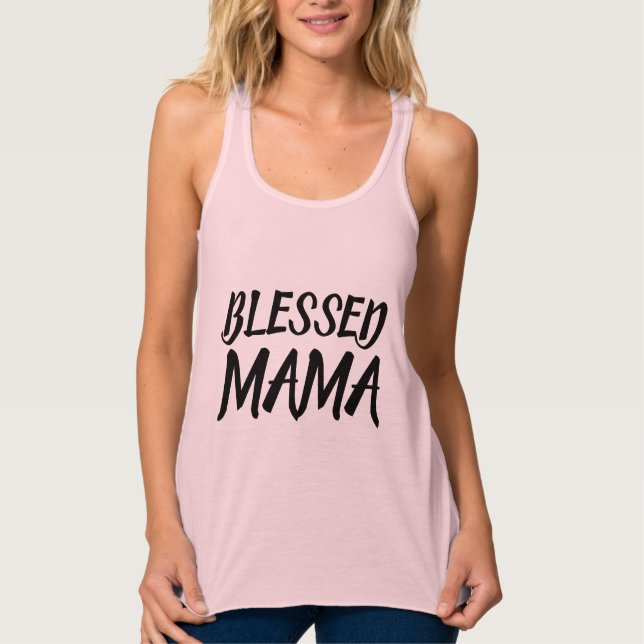 BLESSED MAMA Mum T-shirts & tank tops (Front)