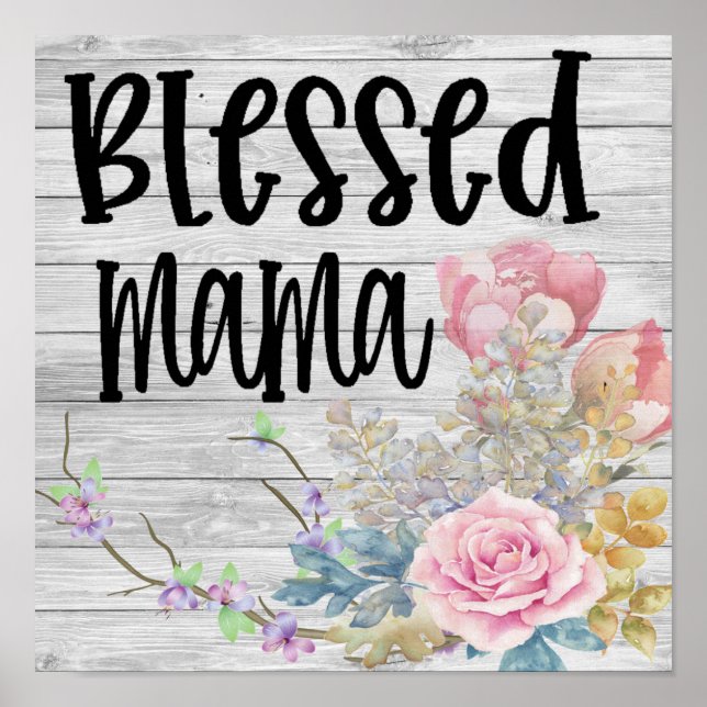 Blessed Mama Poster (Front)