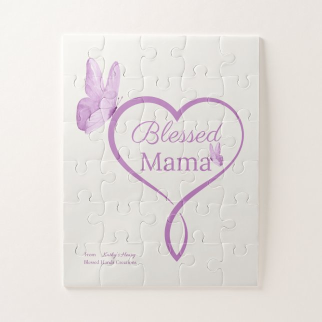 Blessed Mama Puzzle – Christian Gift (Vertical)