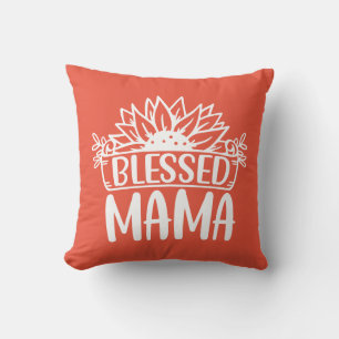 Blessed Mama Sunflower  Cushion