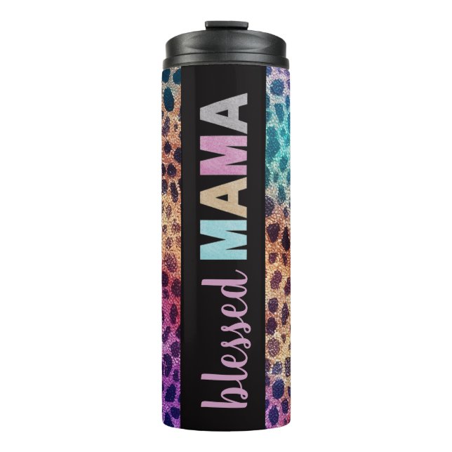 Blessed Mama Thermal Tumbler (Front)