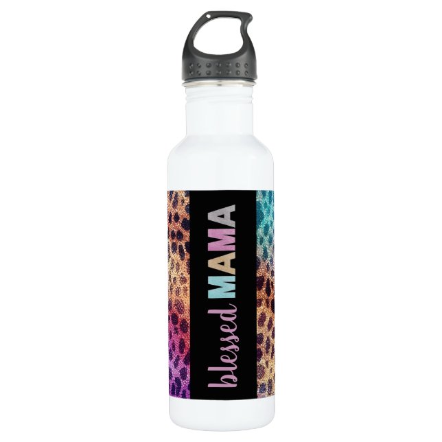 Blessed Mama Water Bottle (Front)