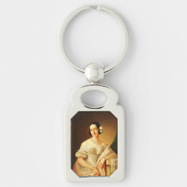 Blessed Maria Cristina of Savoy Key Ring (Front)