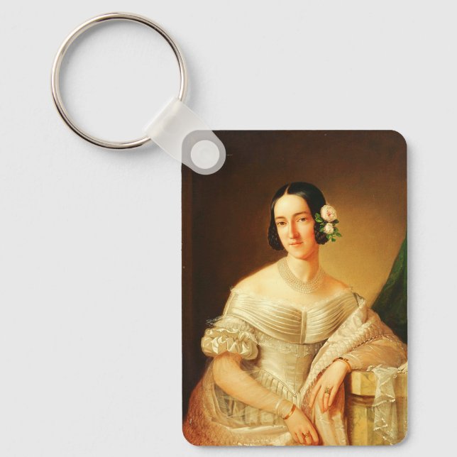 Blessed Maria Cristina of Savoy Key Ring (Front)