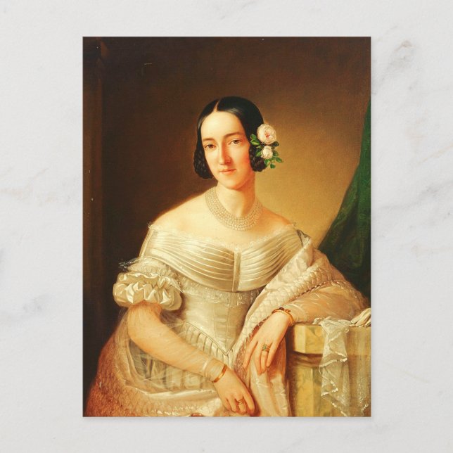 Blessed Maria Cristina of Savoy Postcard (Front)