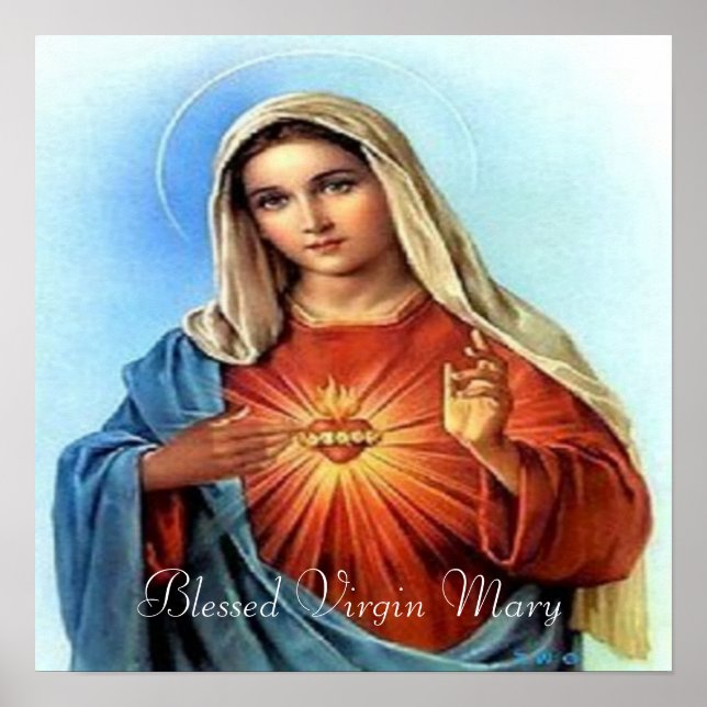 Blessed Mary print (Front)