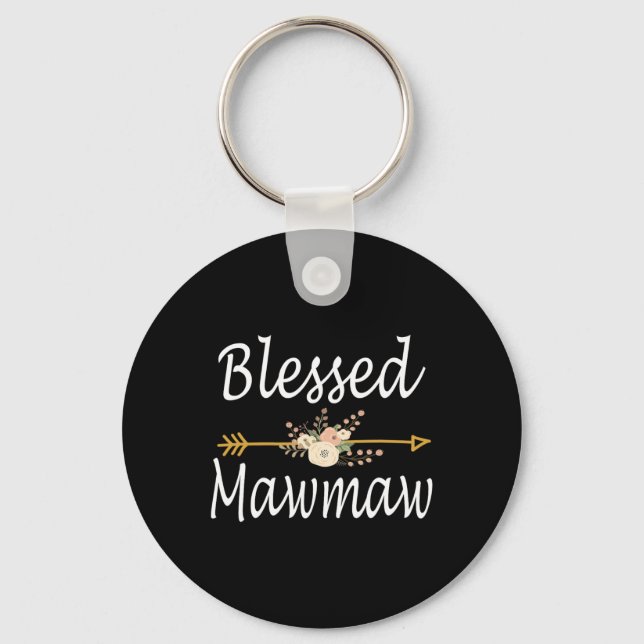 Blessed mawmawmothers day gifts  key ring (Front)
