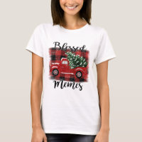 Blessed Memes Red Truck Vintage Christmas Tree