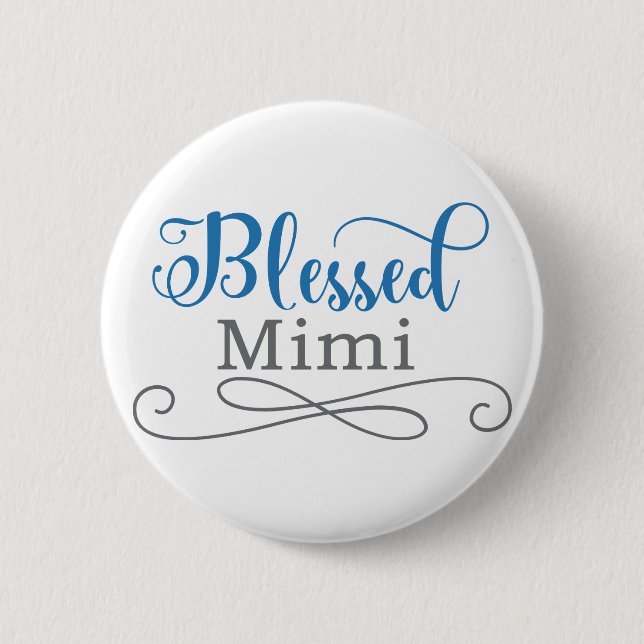 Blessed Mimi 6 Cm Round Badge (Front)