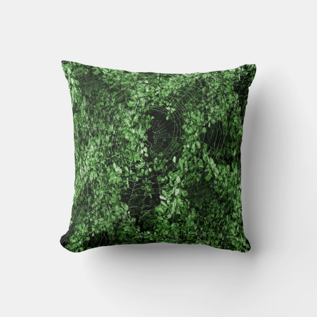 Blessed Morning of the Spiders... Cushion (Front)