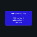 Blessed Mother Blue Label<br><div class="desc">Blessed Mother Blue.  Feel free to add your own words and/or pictures and change the background colour & product options via Zazzle's great customisation tools.</div>