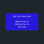 Blessed Mother Blue Label<br><div class="desc">Blessed Mother Blue.  Feel free to add your own words and/or pictures and change the background colour & product options via Zazzle's great customisation tools.</div>