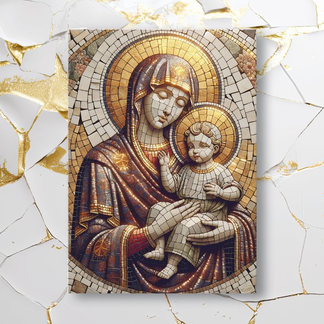 Blessed Mother Mary and Baby Jesus | Christmas Card (Creator Uploaded)
