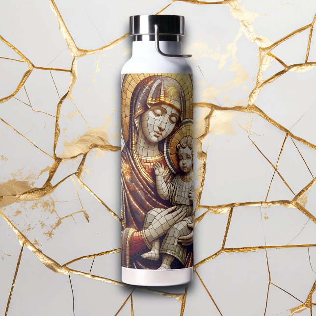 Blessed Mother Mary and Baby Jesus | Religoius Water Bottle (Creator Uploaded)