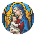 Blessed Mother Mary and Baby Jesus - Virgin Mary