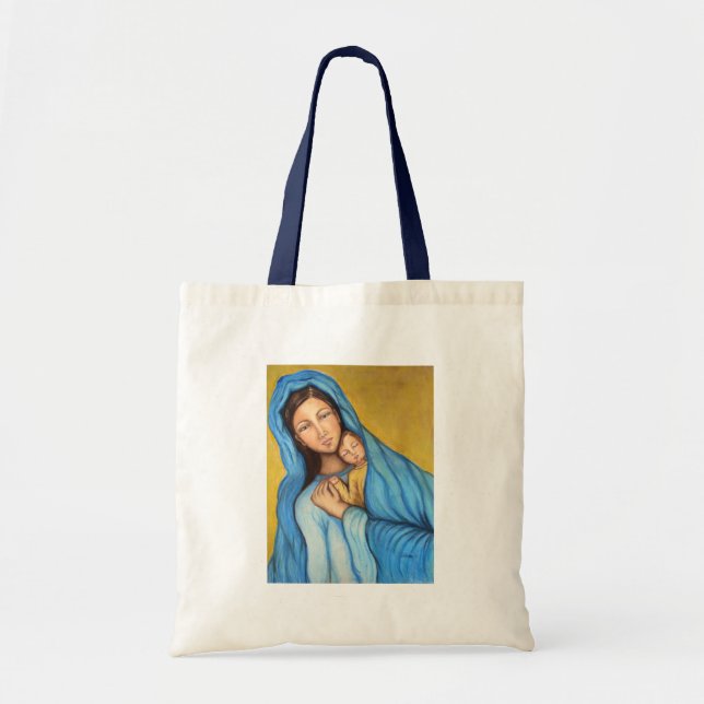 Blessed Mother Tote Bag (Front)