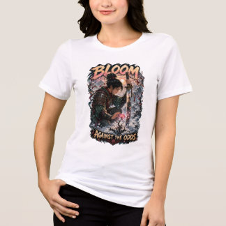 Blessed Motivational Typography T-Shirt Tri-Blend Shirt