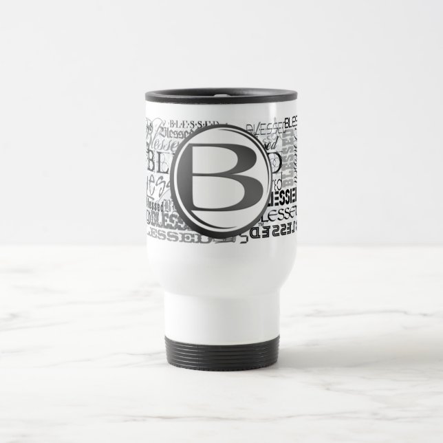 Blessed_mug_tall-white Travel Mug (Center)
