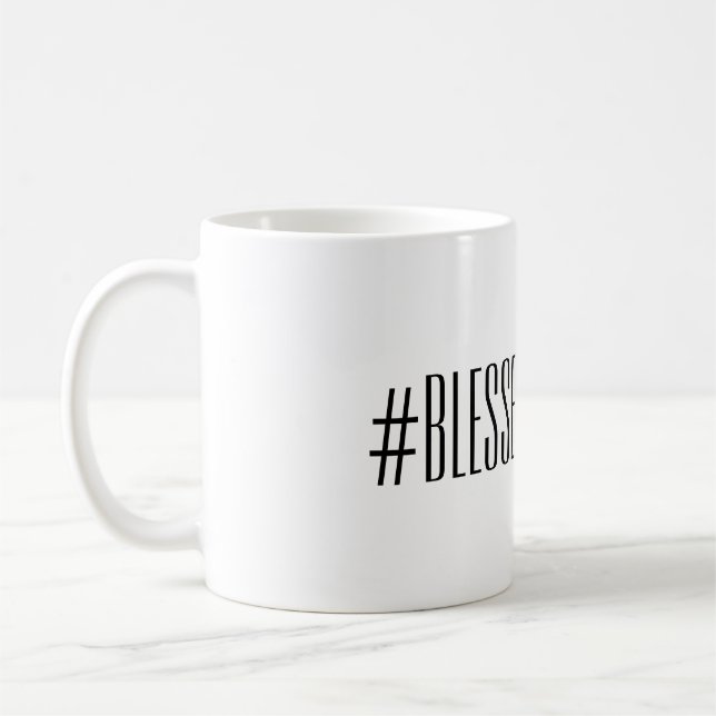 #BLESSED Mug with Diamond (Left)