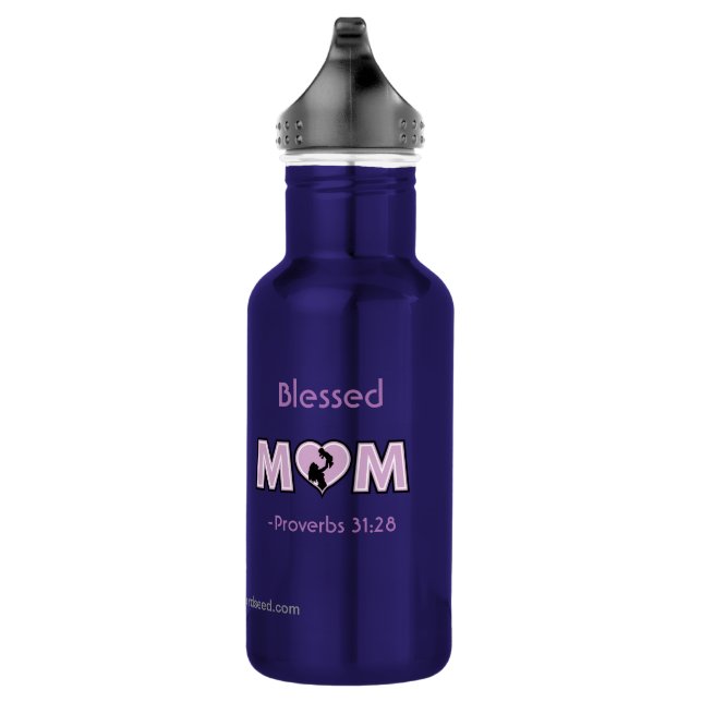 Blessed Mum Mother's Day 532 Ml Water Bottle (Right)