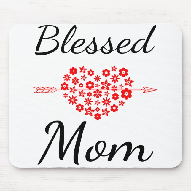 Blessed Mum Mouse Pad (Front)