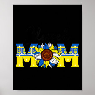 Blessed Mum Ukraine Stand With Ukraine Mother's Da Poster