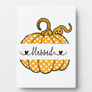 Blessed Nana Pumpkin Art Thanksgiving Halloween Plaque