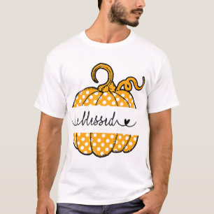 Blessed Nana Pumpkin Art Thanksgiving Halloween T-Shirt