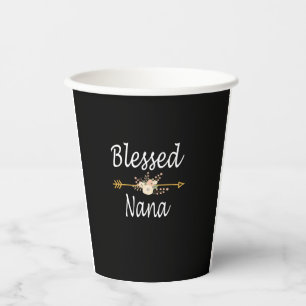 Blessed Nana  Shirt Thanksgiving Christmas   Paper Cups