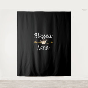 Blessed Nana Shirt Thanksgiving Christmas Tapestry