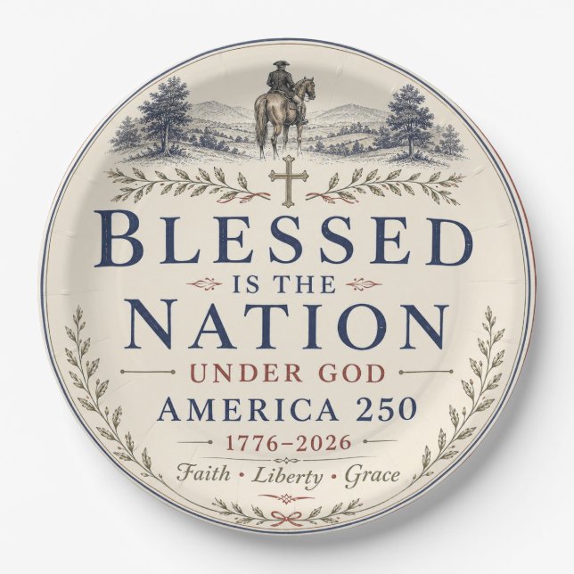 Blessed Nation Plates (Front)