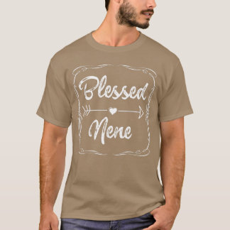 Blessed Nene Mothers Day Gifts Cuteee Family Arrow T-Shirt