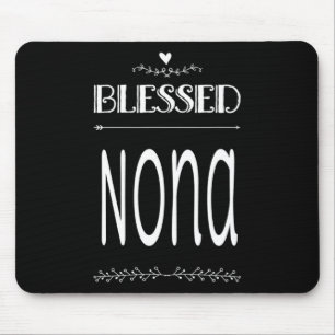 Blessed Nona Grandma Grandmother Mouse Pad