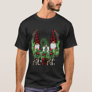 Blessed Nonna Christmas Gnome Grandma Gift T-Shirt
