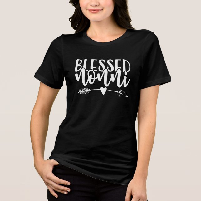 Blessed Nonni Tri-Blend Shirt (Front)