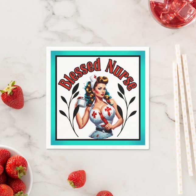 Blessed Nurse Pinup Napkin (Insitu)