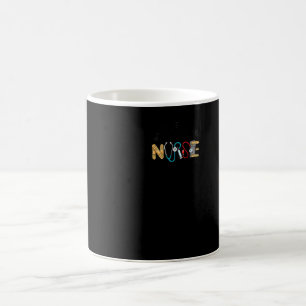 Blessed Nurse Pocket Nurse Fall Autumn Thanksgivin Coffee Mug