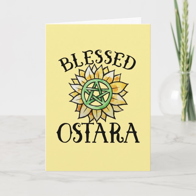 Blessed Ostara Card (Front)