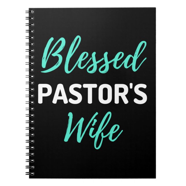 Blessed Pastor's Wife Notebook (Front)