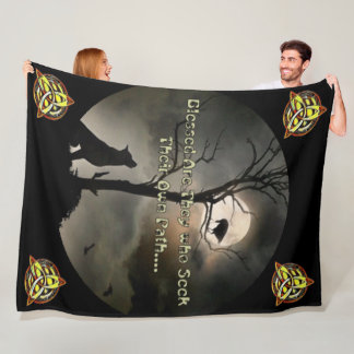 Blessed Path Fleece Blanket, Blanket