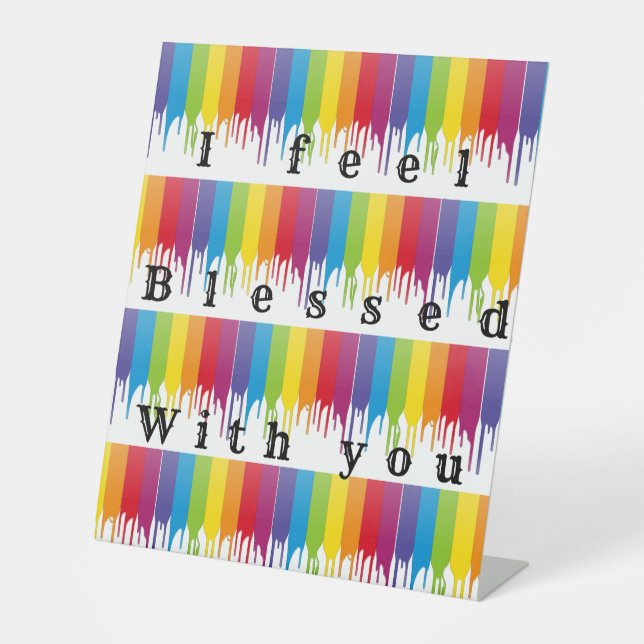 blessed   pedestal sign (Front)