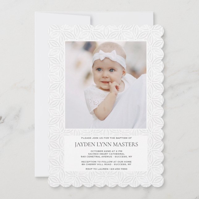 Blessed Photo Invitation (Front)